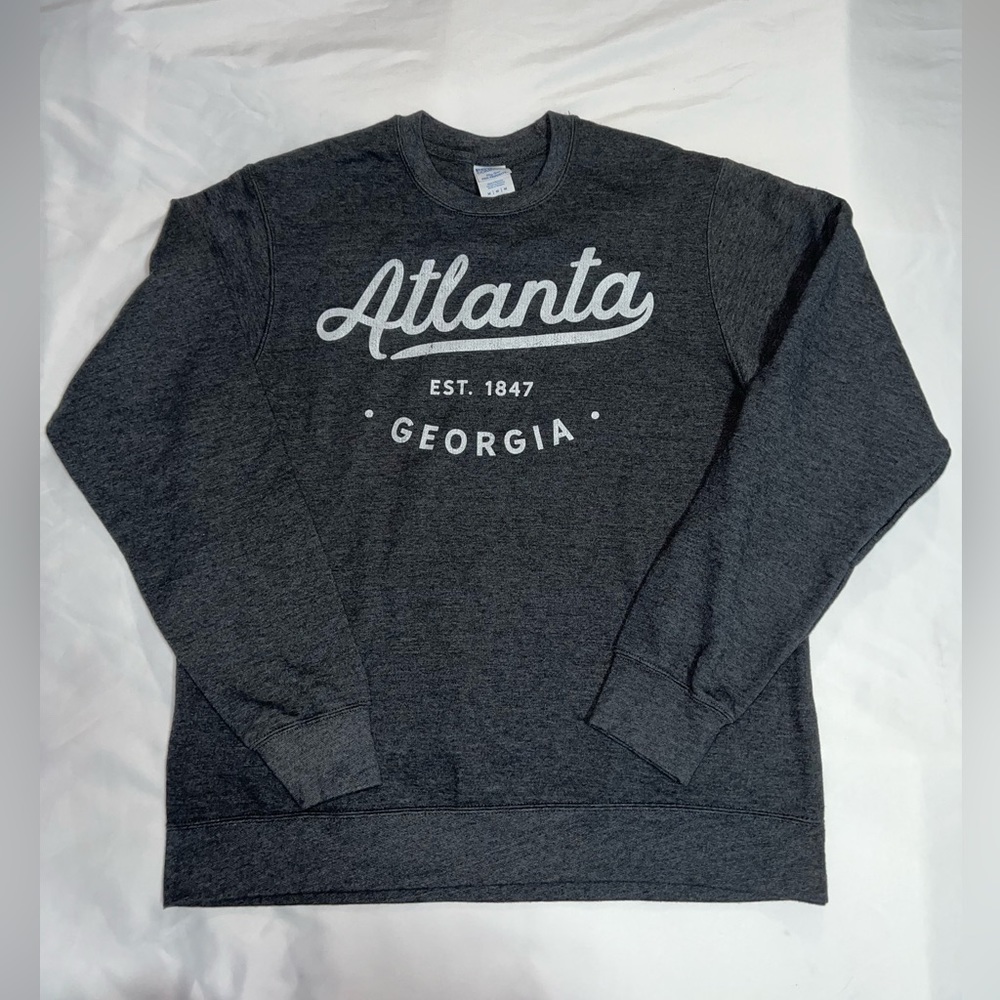 Dark Grey Gildan Crewneck